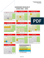 2º - Calendario Escolar - 2022-2023