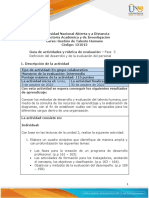 Desarrollo y evaluación personal