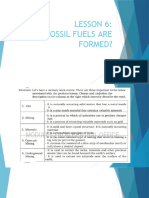 Es q1 m6 Fossil Fuel Formation