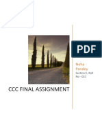 CCC Final Assignment: Neha Pandey