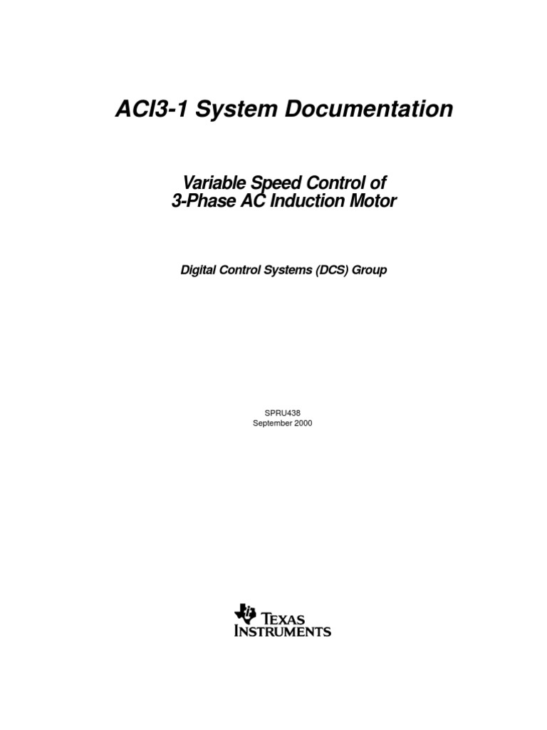 3-Phase AC Induction Motor | PDF