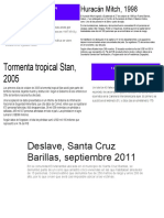 Tormenta Tropical Stan, 2005: Deslave, Santa Cruz Barillas, Septiembre 2011