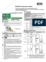 Installation Guide for EME-PG01 Encoder Feedback Card