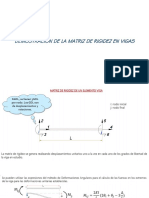 Matriz de Rigidez en Vigas