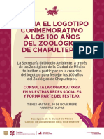 Diseña El Logotipo Conmemorativo A Los 100 Años Del Zoológico de Chapultepec