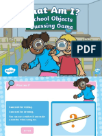 T TP 3117 What Am I School Objects Guessing Game Powerpoint Ver 1
