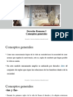 Derecho Romano I-Conceptos Generales Semana 5