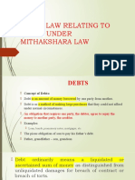 Hindu Law on Debt Obligations