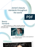 Women’s beauty standards throughout the world
