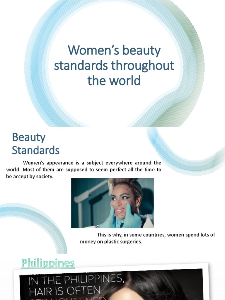 Global Women's Beauty Standards Explained | PDF | Wellness | Science ...