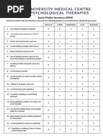 Daily Record of Severity of Problems PMDD | PDF | Premenstrual Syndrome ...