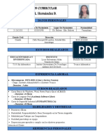 Resumen Curricular Luisana L. Hernández B.: Datos Personales