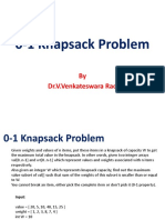 0-1 Knapsack Problem