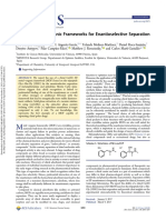 Peptide Metal Organic Frameworks For Enantioselective Separation