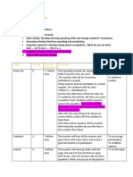 Lesson Planing Description