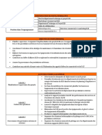 Fiche de Poste Chef de Departement Technique Et Projet B2B