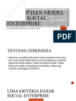 MATERI 6. Konsep Dan Model Bisnis Social Enterprise