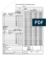 Planilla de Anotación de Baloncesto