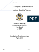 Workplace Based Assessment Handbook WpBA - 2014