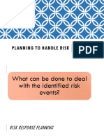 Planning To Handle Risk