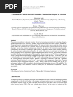 Download Assessment of Critical Success Factors for Construction Projects in Pakistan by Abdul Qayoom Memon SN60136280 doc pdf