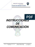 Instrucciones DE Comunicación: Facultad de Ingeniería Universidad Mayor de San Andrés