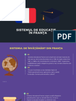 Sistemul de Educație in Franța