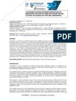Comparação Economica Entre Sistemas Individuais de Tratamento e Disposição de Esgoto para Aplicação em Um Assentamento Rural Na Cidade de Fortuna, Maranhão.