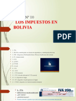 Tema #10 Los Impuestos en Bolivia