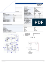 Específicaciones de Compresor GP14FE VE09