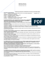 Biologia: revisão de assuntos sobre DNA, enzimas e processos celulares