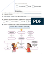 Sistema digestório - atividades