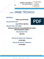 Informe Teìcnico Cot 1097 - Implementacion de Botones de Paro de Emergencia Linea 2 Ot 24254