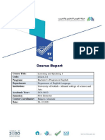 Course Title: Listening and Speaking 1 Code: Program: Department: Institution: Academic Year: Semester: Course Coordinator: Balqees Alsulami Date