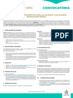 CONVOCATORIA Evaluacioìn Diagnoìstica para Las Alumnas y Los Alumnos de Educacioìn Baìsica TABLOIDE