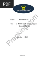 Prepking 920-111 Exam Questions 