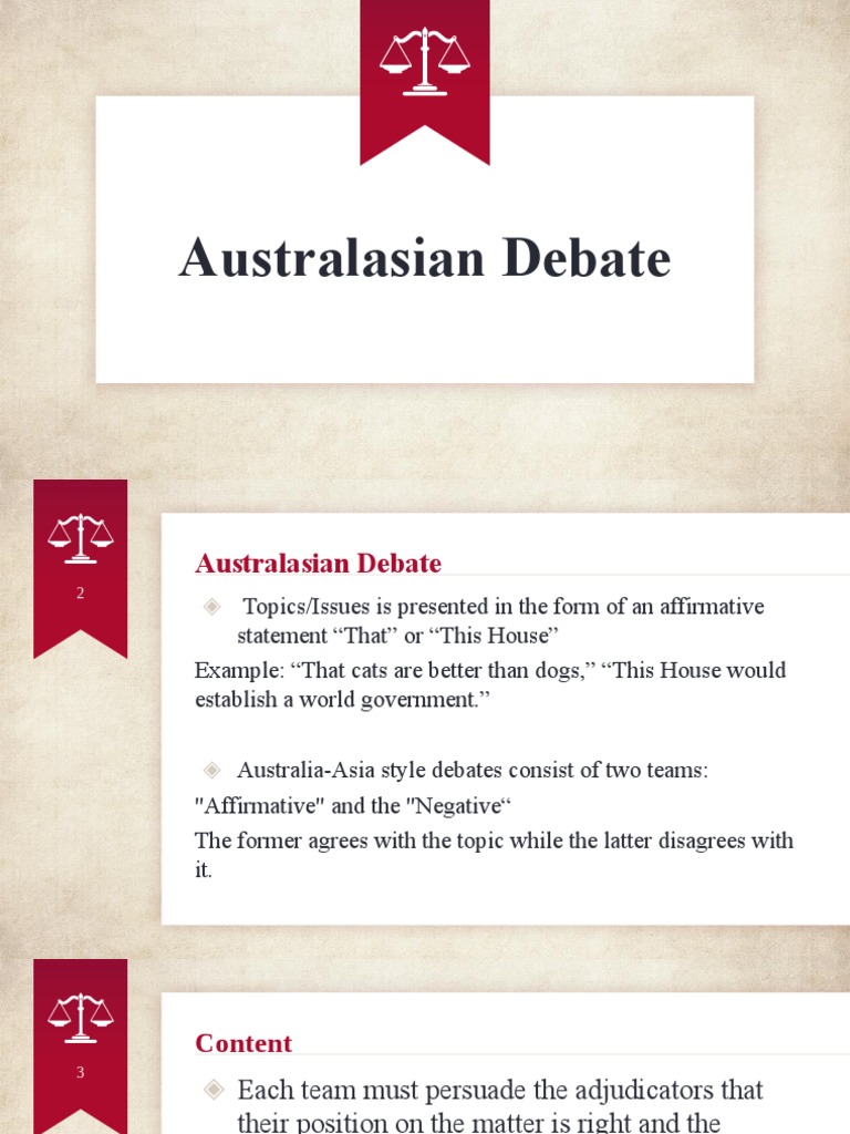 Australasian Debate Download Free PDF Human Communication