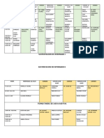 Horarios de Sustentaciones