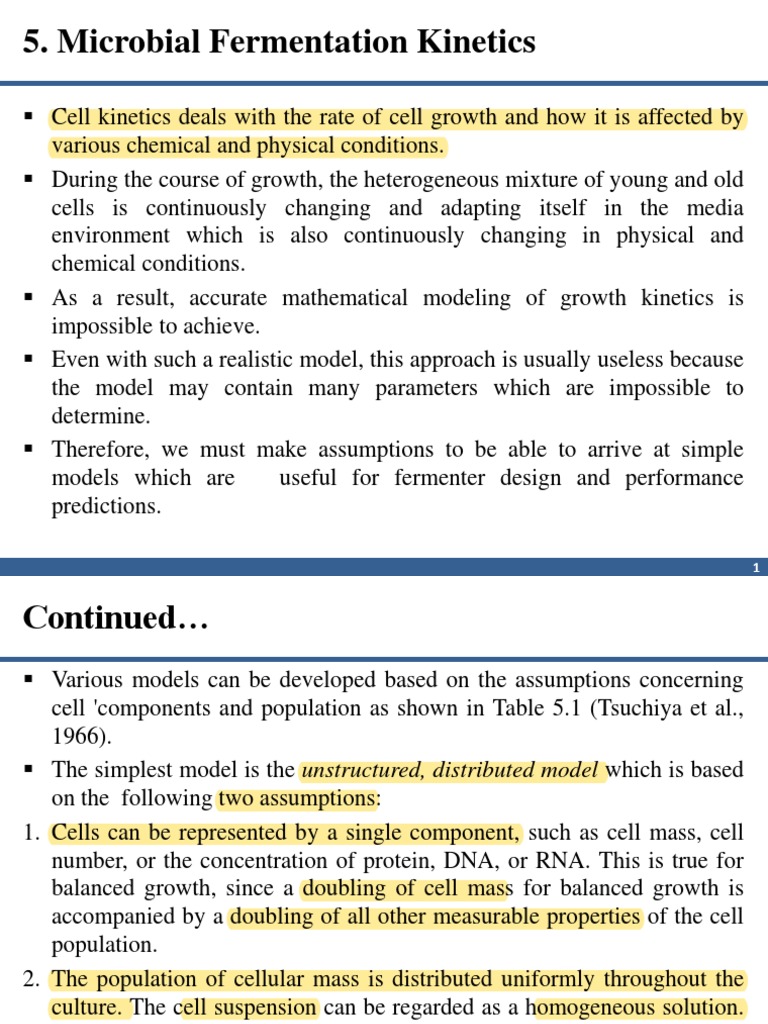 5 Fermentation Pdf Growth Medium Enzyme Kinetics