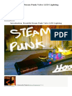 Beautiful Steam Punk Valve LED Lighting