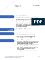 ChemiTek SOLARWASHPROTECT DATASHEET