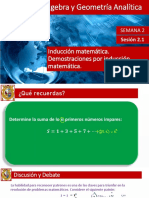 SESIÓN 2.1 - Inducción Matemática - Demostraciones Por IM