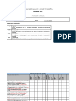 Planilla de Evaluación 1 Nivel de Transición