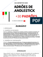 Guia definitivo dos padrões de candlestick