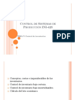 TEMA V. Control de Inventarios