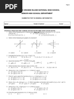 Summative Test in Gen Math PGINHS