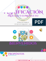 Planificación Proceso o Producto