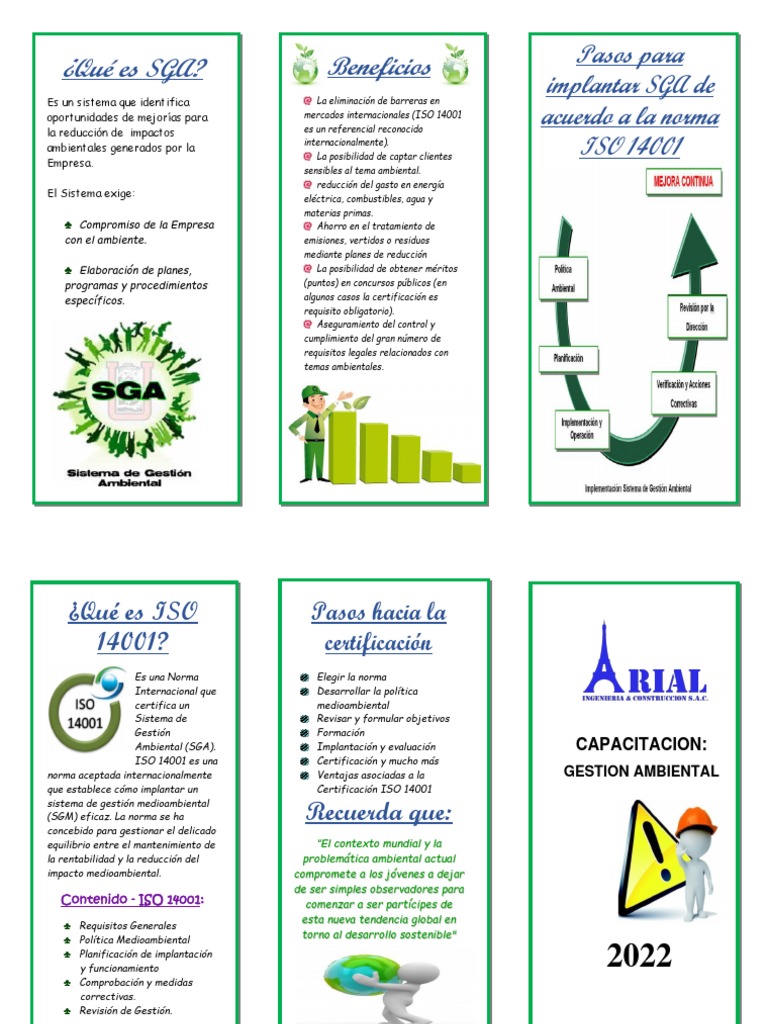 Guía sobre SGA e ISO 14001 | PDF | Entorno natural | Economias