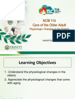 NCM 114 Physiologic Changes Handouts