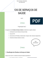 Aula 02 - Green Treinamentos - Resíduos de Serviços de Saúde